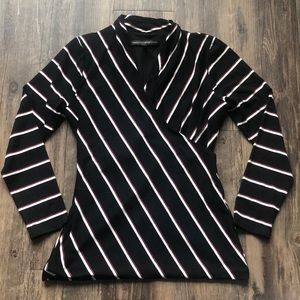 White House Black Market Striped Top